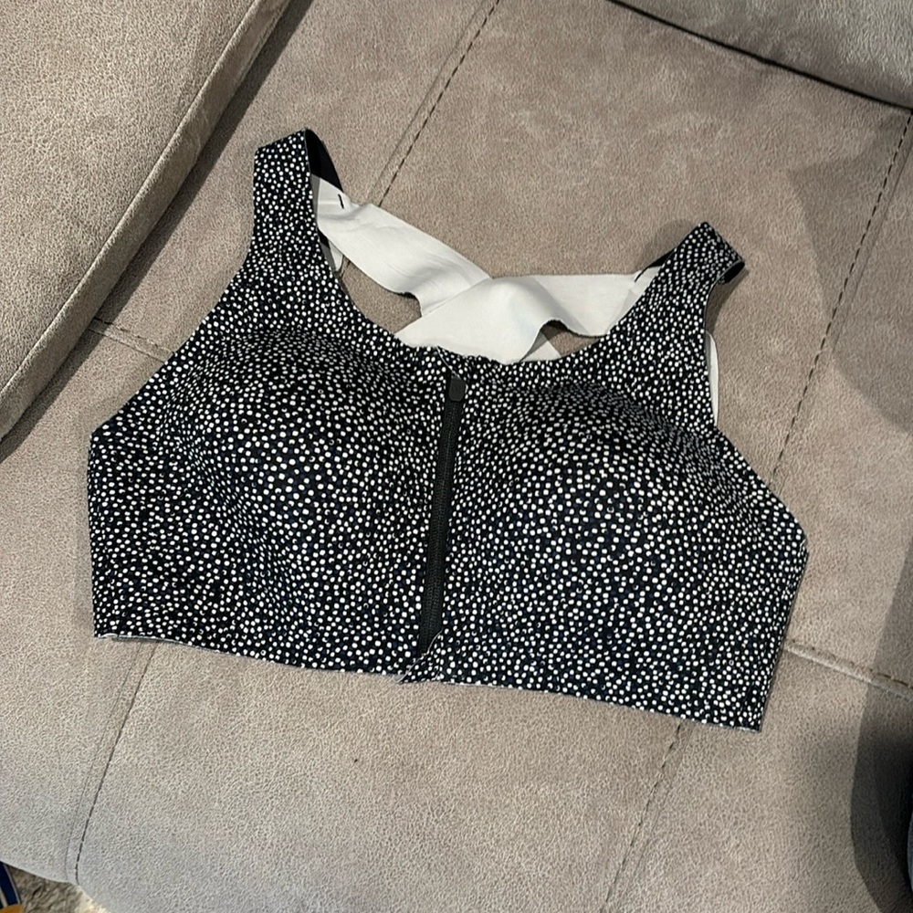 Lululemon high-support energy zip-front bra